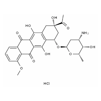 Даунорубицин гидрохлорид является противоопухолевым антибиотиком